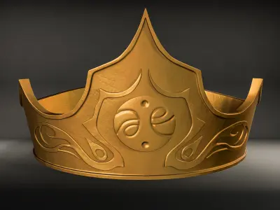 Crown and Base with Resin - Fable III 3D print model