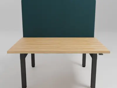 OGI DRIVE - Rectangular electric workstation bench - Free 3D model