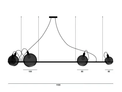 Chandelier Aries SKU 20893 Free 3D model