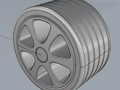 rc wheel4 3D print model