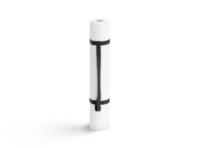 Unfolded and Rolled 4 Types Yoga Mat - for tourism sports 3D model