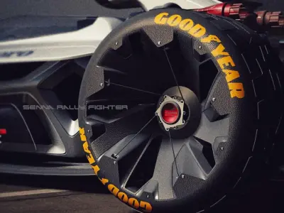 Senna Rally Fighter V12 Low-poly 3D model