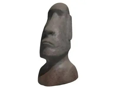 Easter Island Statue Free low-poly 3D model