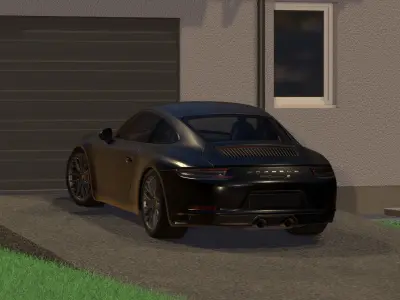 Porsche Carerra 3D model