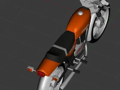 1978 Zundapp KS 50 Watercooled 3D model