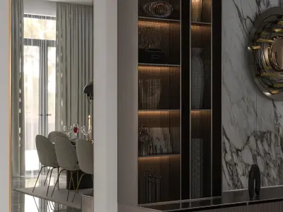 Master living room  3D model