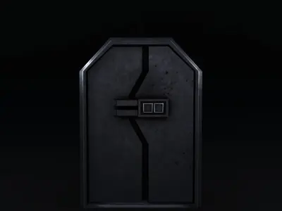 SCIFI INDUSTRIAL DUNGEON MODULES Free low-poly 3D model