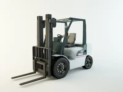 forklift truck 3D model