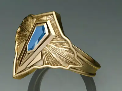 Eye of providence ring 3D print model