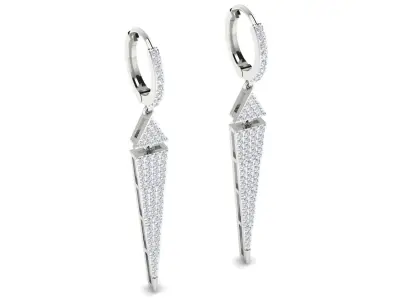 Women Earrings 3D print model