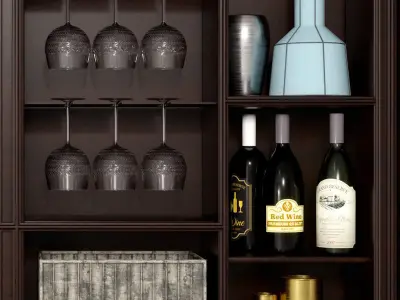 Decorative set Rose 3D model