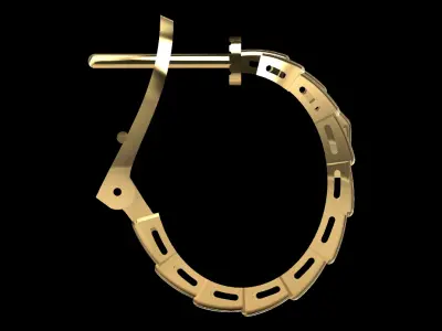 Bvlgari Serpenti Snake Earrings 3D print model