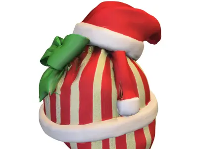 Christmas Gift Bag 3D model
