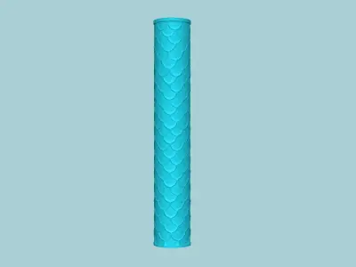 Texture Roll 40  - Scales - Fondant Decoration Maker 3D print model