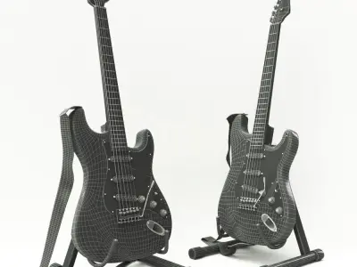 Fender Stratocaster 3D model
