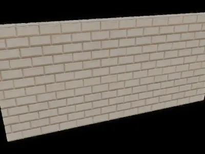 Vray - stone wall facade material 3D model