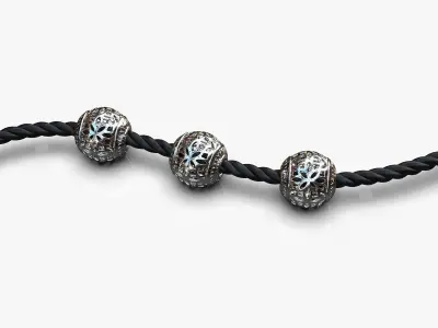 10 Spherical beads 3D print model