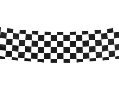 Finish Racing Banner 3D model