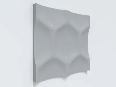 Decorative seamless Wall Panel 3D print model