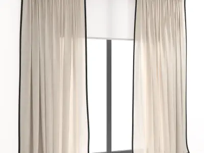 Curtains 53 3D model
