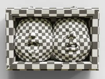 Room for Two Sculpture 3D model