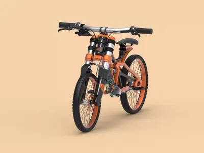 Modern bicycle 3D model