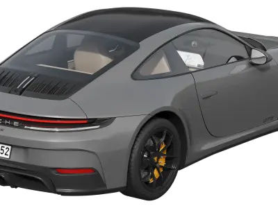 Porsche 911 Carrera GTS 2025 3D model by zifir3d