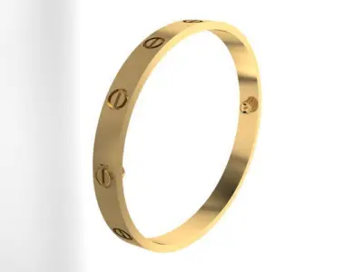 love bracelet 3D print model