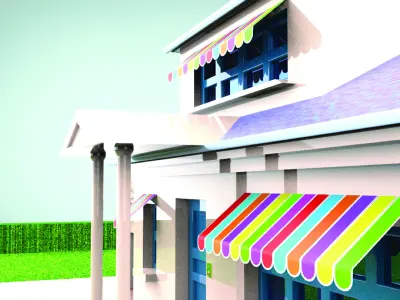 OGGY HOUSE Low-poly 3D model