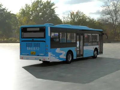 YUTONG ZK6105HNG2 bus 3D model