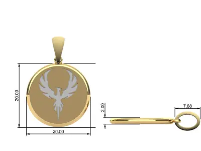 Phoenix  2 Options 3D print model 3D print model