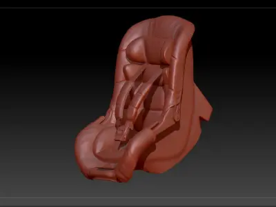 Baby Car Seat 3D model