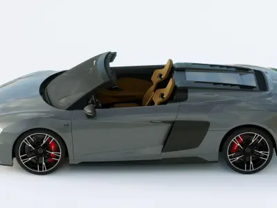 Audi R8 Spyder 2019 3D model