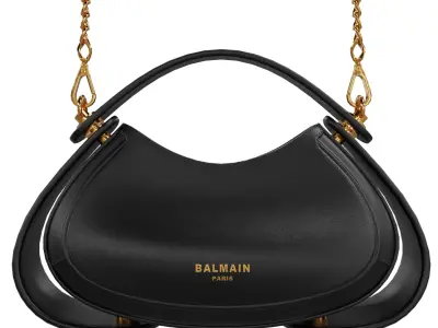 Small Jolie Madame bag in box leather Bag Low-poly 3D model