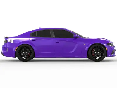 Dodge Charger Super Bee 2023 3D model