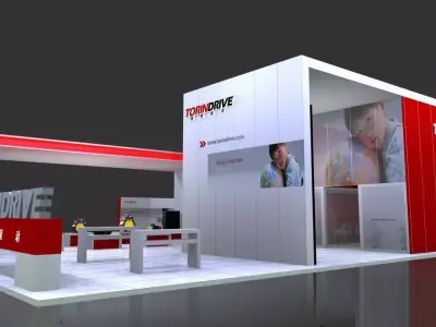 Exhibition - Area - 24X18-3DMAX2009-04 3D model