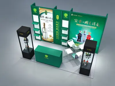 stall Low-poly 3D model buy