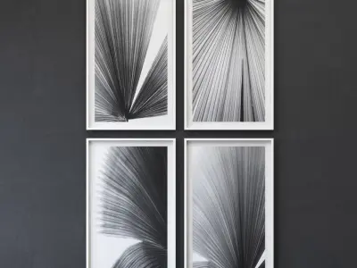 RH PALM FRONDS 3D model