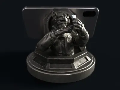 Captain cat 3D print model