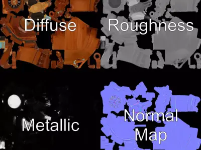 Classic Wooden Cuckoo Clock model pack Low-poly 3D model