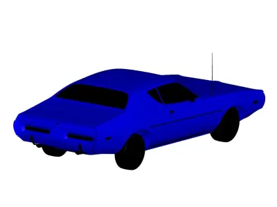Dodge Charger 1973 3D model