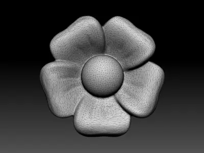 Little Flower Free 3D model