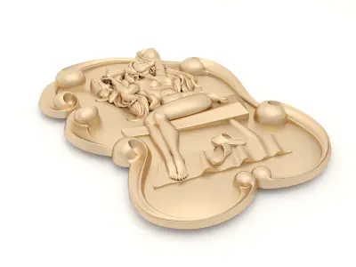 Panel 5 - Nude Woman 3D model