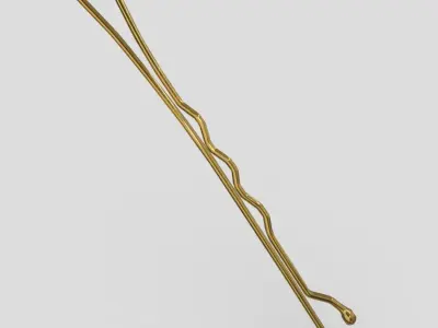 Hairpin Low-poly 3D model