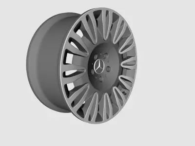 Wheels mercedes maybach S 3D model
