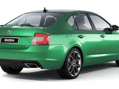 Skoda Octavia RS 2017 3D model