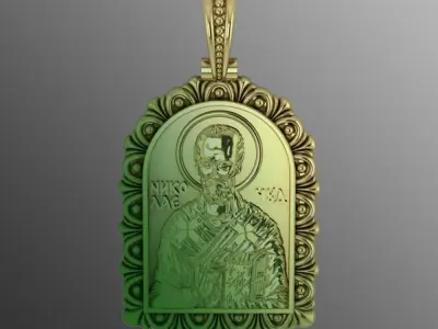 Pendant  od 10 3D print model