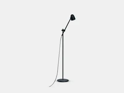 SKURUP Floor-standing reading lamp Low-poly 3D model