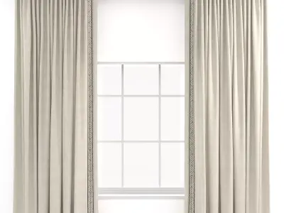 Curtains 55 3D model