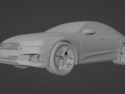 Audi A7 Sportback 2021 3D model